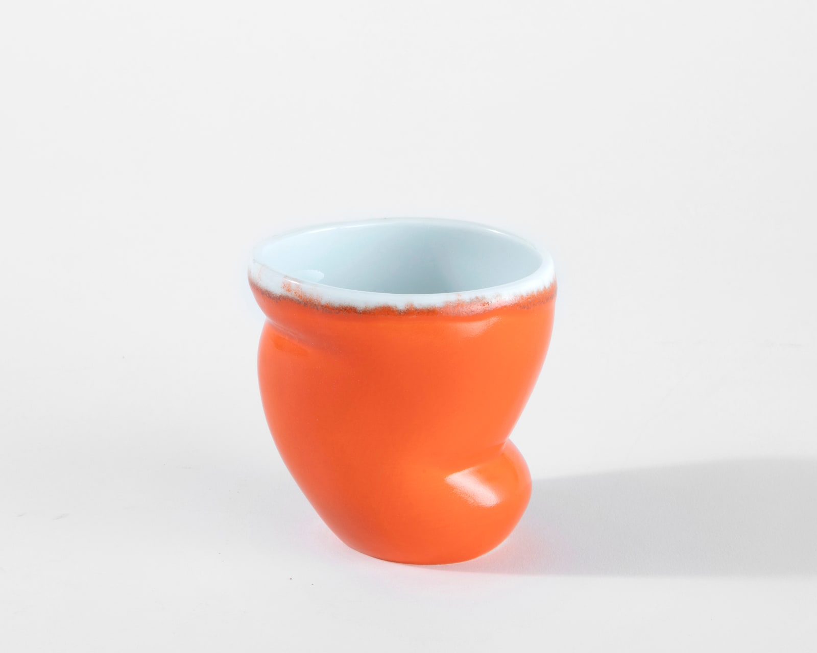Susan Beiner, Orange with White Interior Cup, 2025