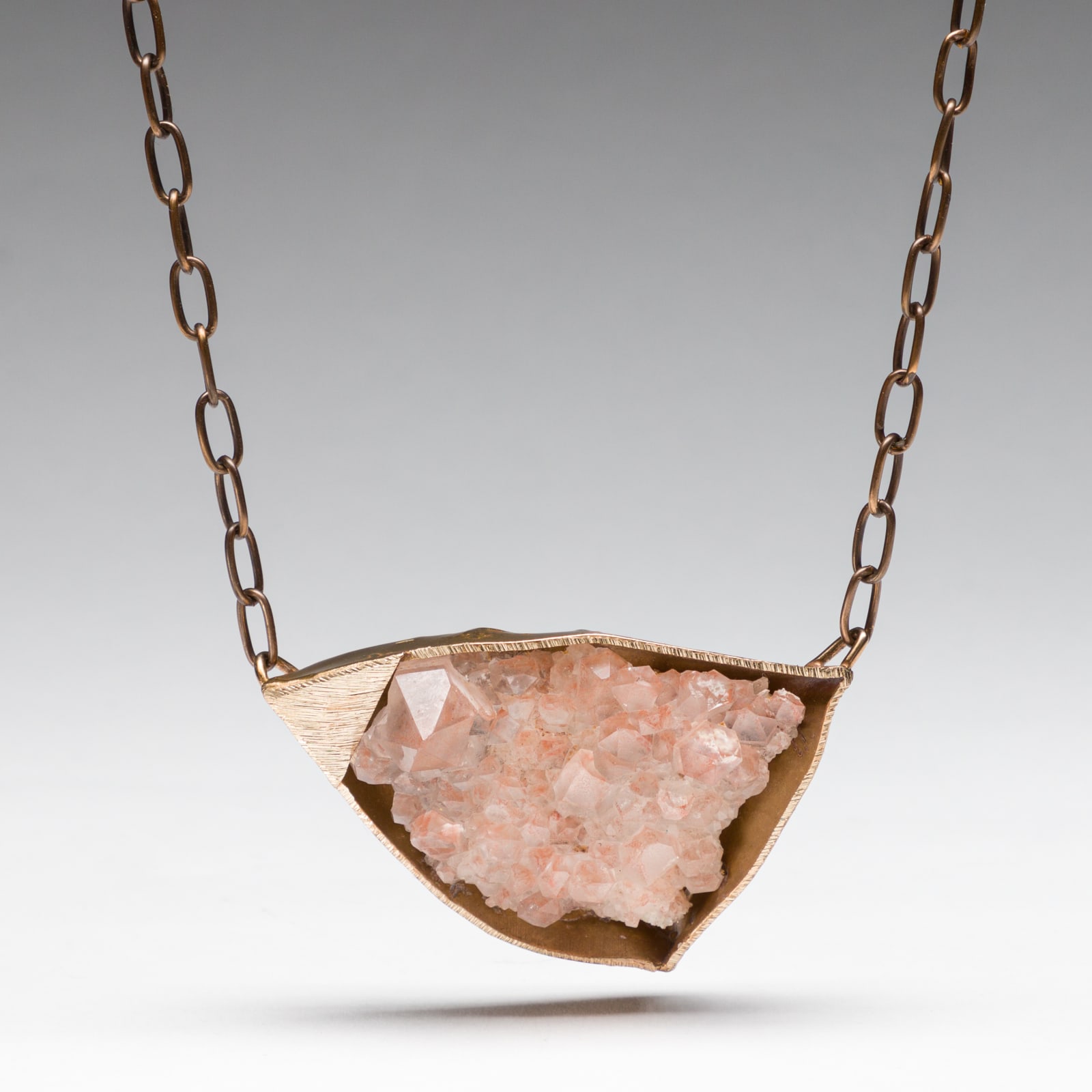 DB/CB by Debra Baxter, Phantom Quartz/Hematite Necklace, 2019