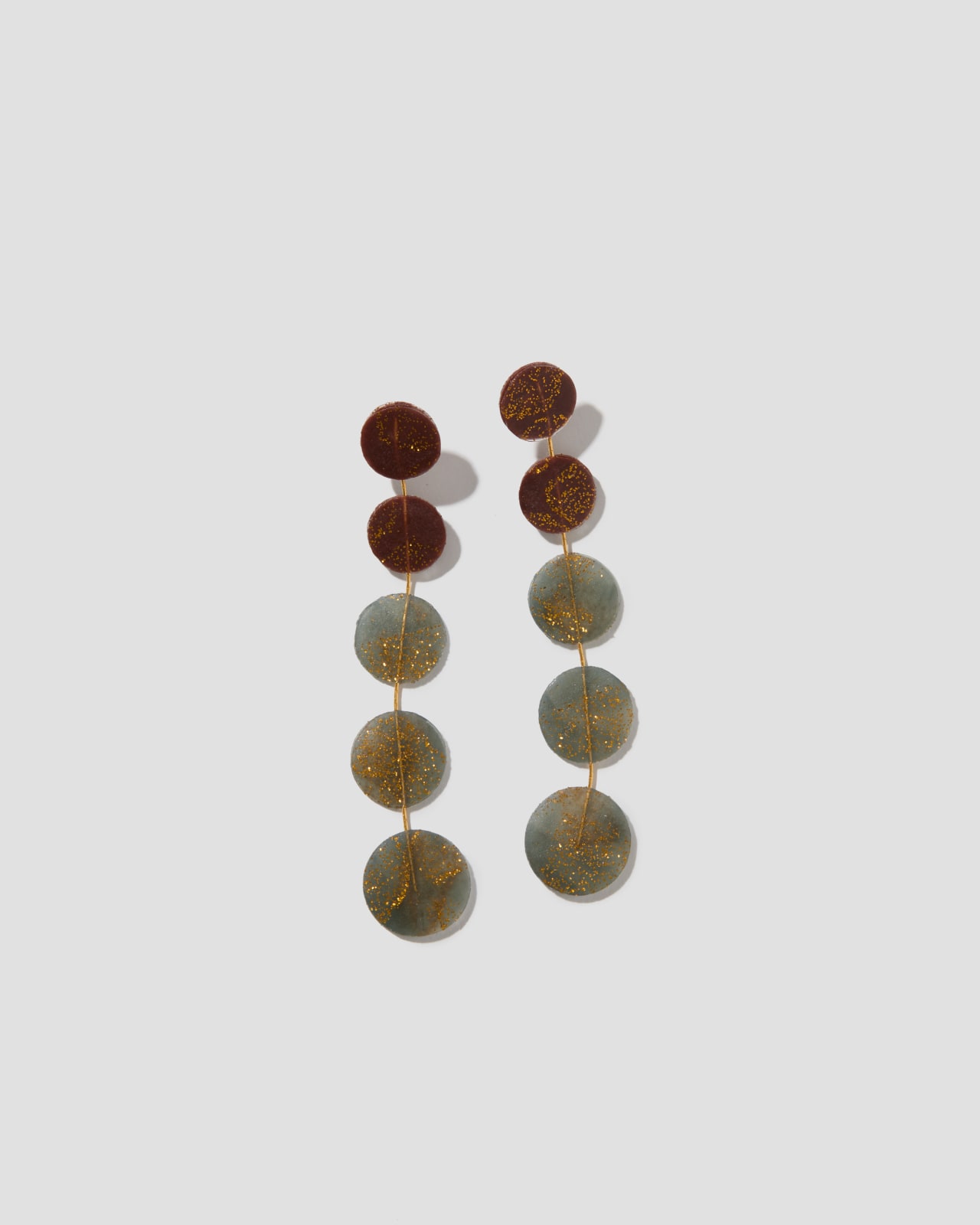 Karola Torkos, Chocolate Cosmos Earrings, 2022