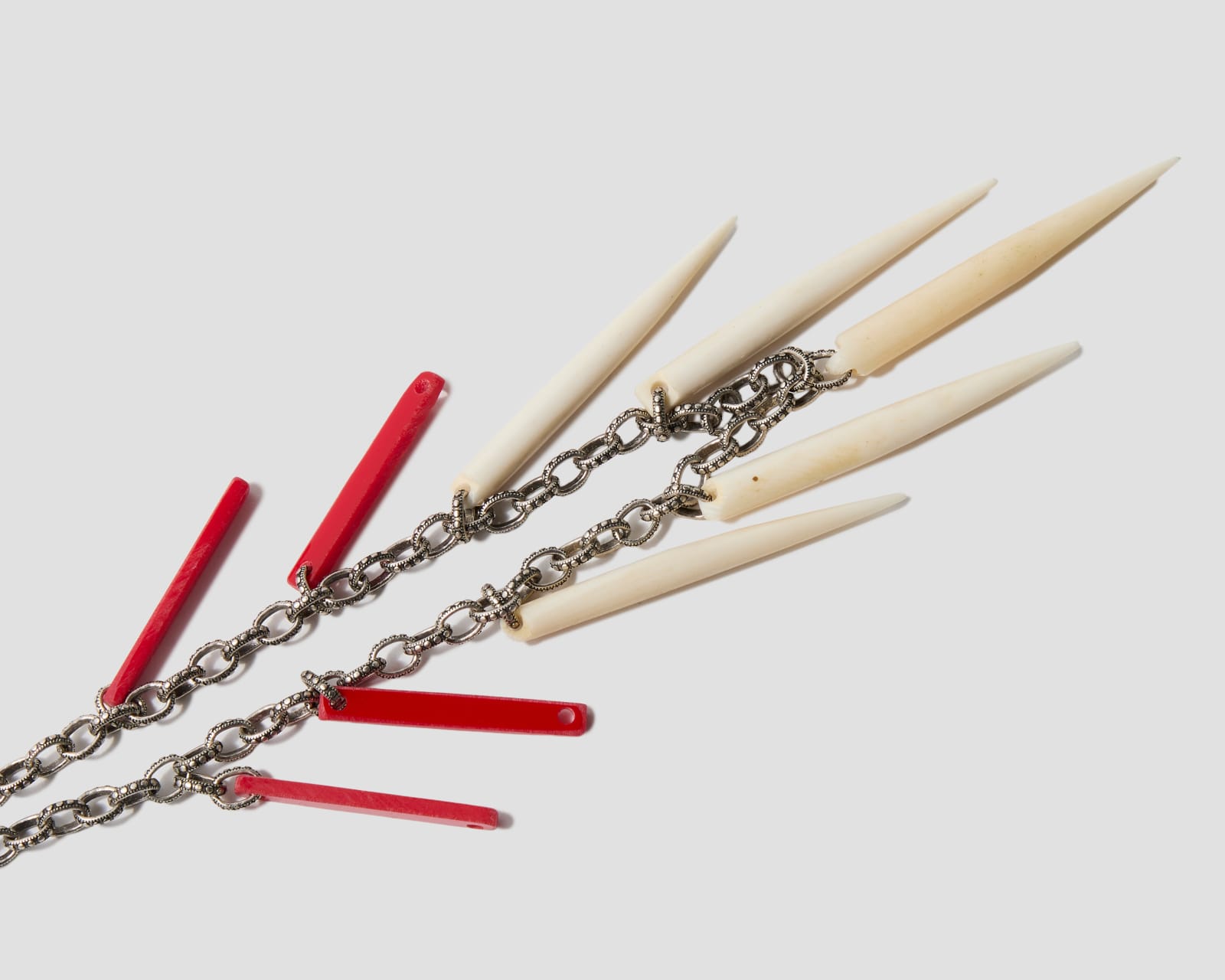 Robert Ebendorf, Straight Line with Color Necklace, 2025