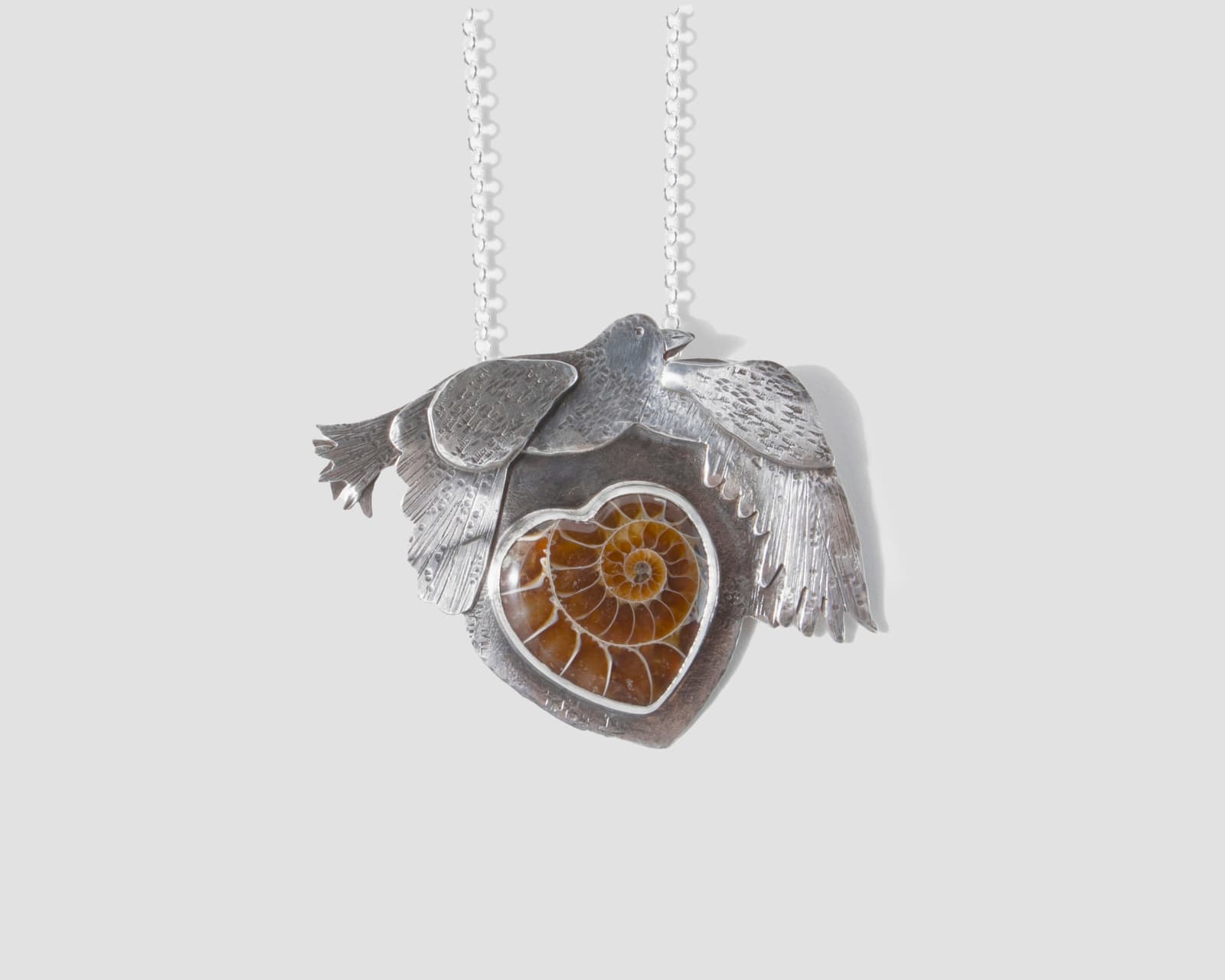 Annette Doreng-Stearns, Bird Heart Necklace, 2025