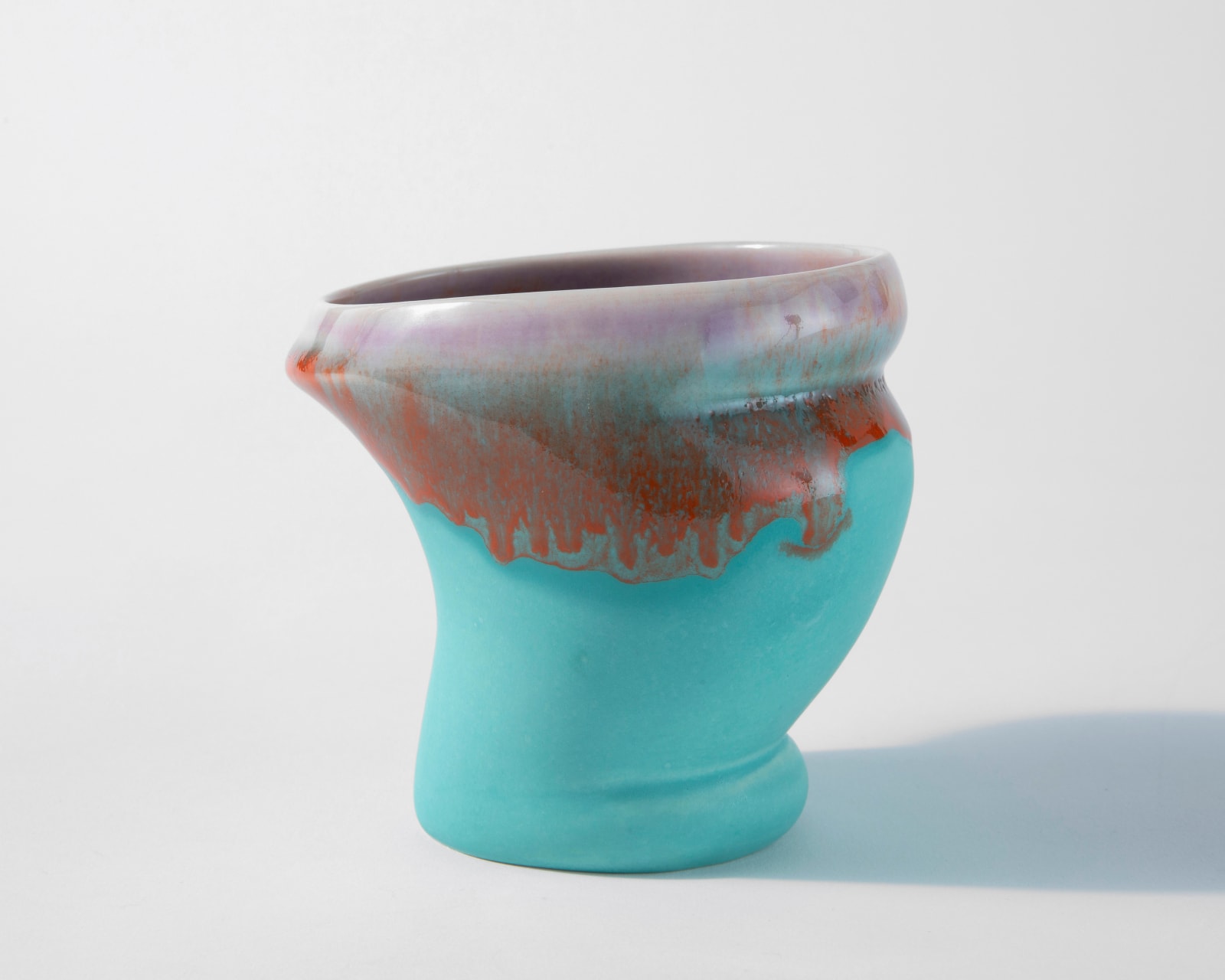 Susan Beiner, Turquoise with Purple Interior Cup, 2025