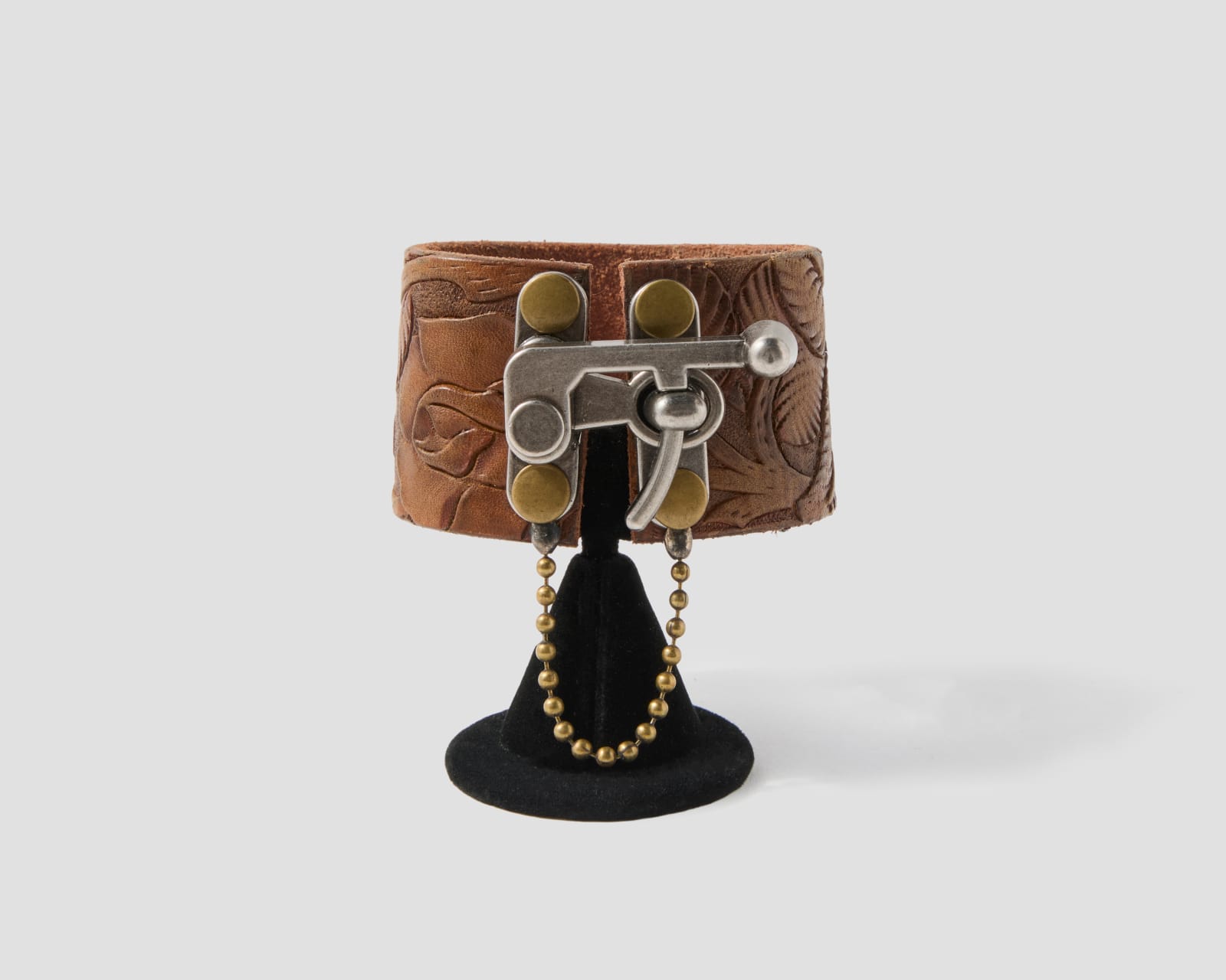 R. Melinda Hoffman, Bad Ass Cuff (Tan Embossed), 2025