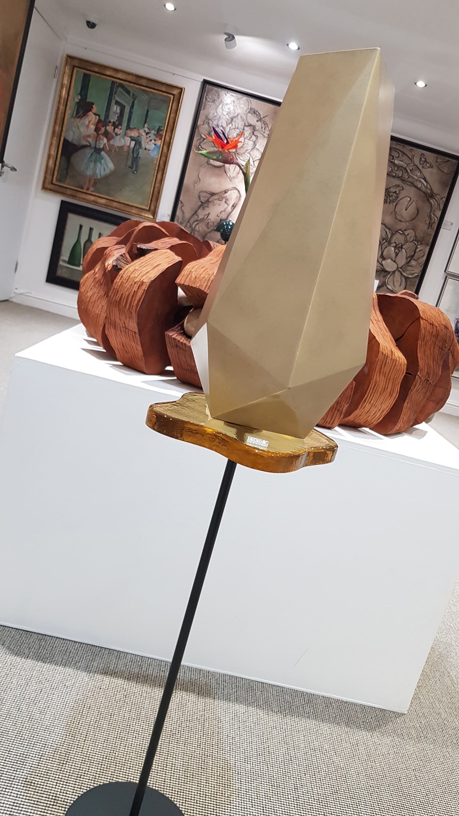 Tom Faulkner, White Gold Galena Vase