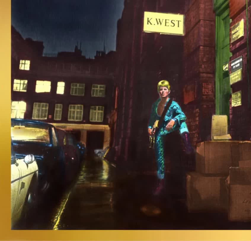 Terry Pastor, Ziggy Stardust 50th Anniversary Print K West