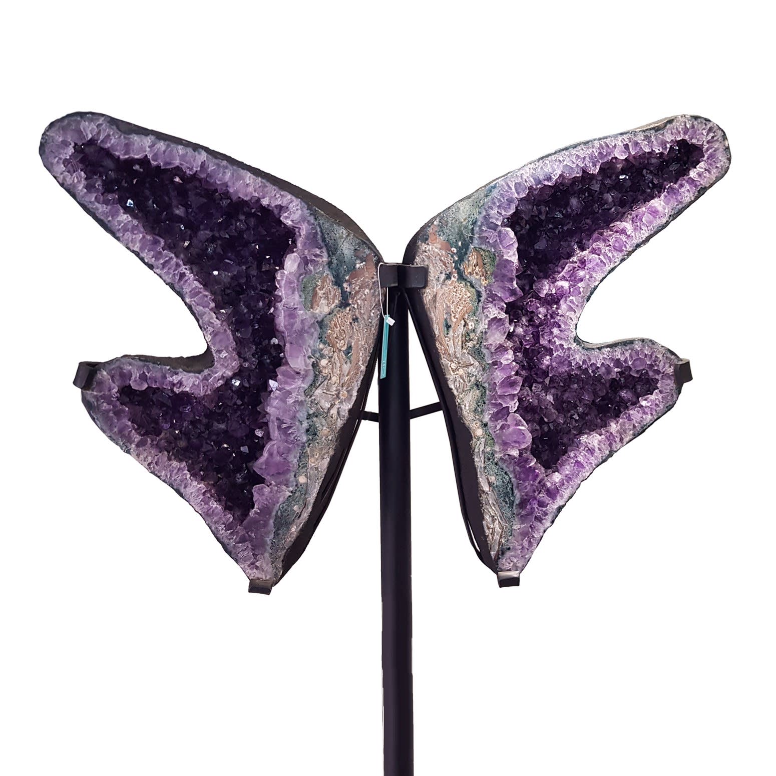 Ancient Art Crystals, Extra Large Amethyst Butterfly Wings II