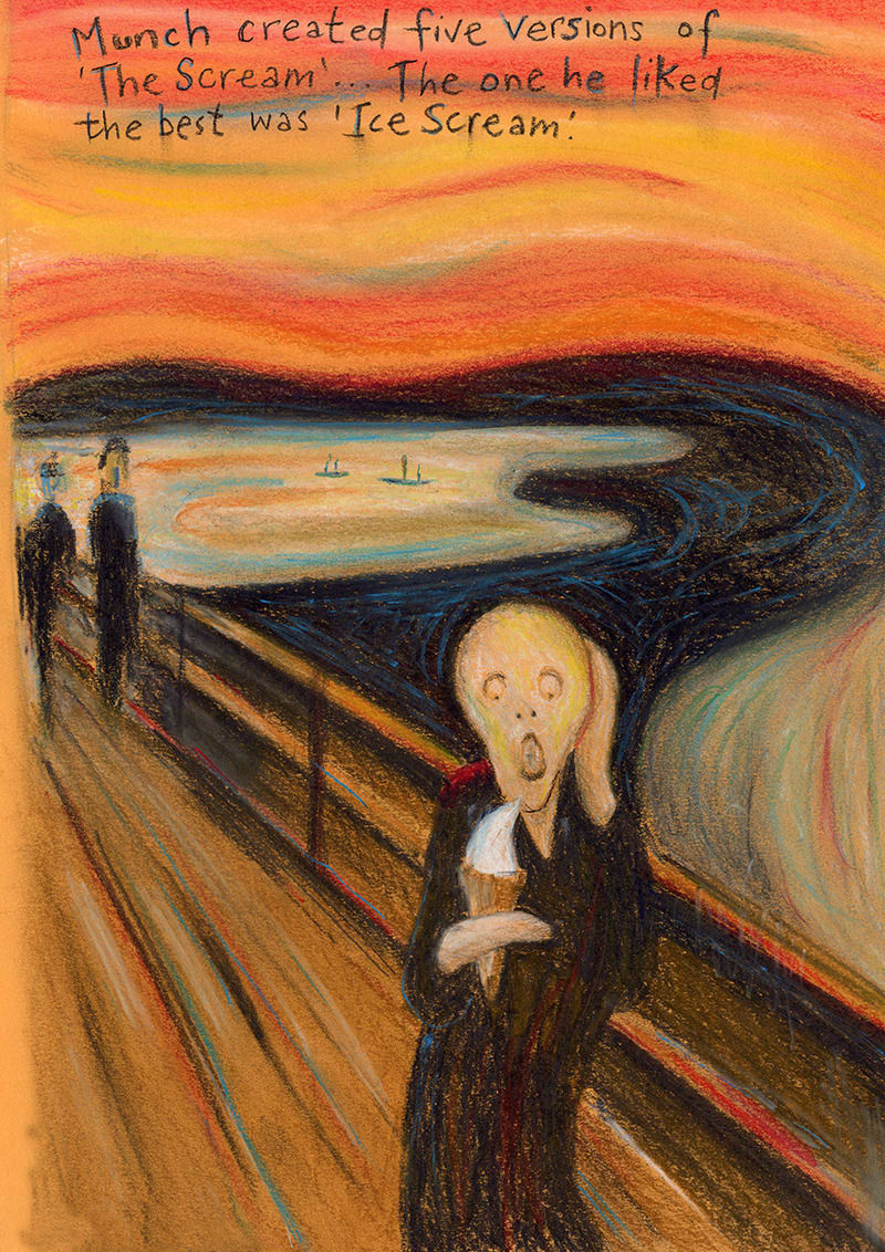 Dr. David Colton, Munch’s Ice Cream, 2021