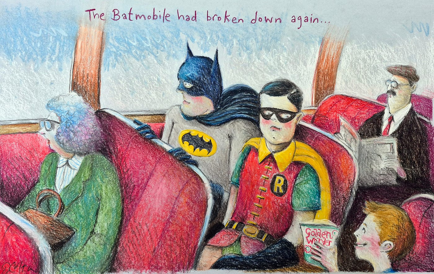 Dr. David Colton, Batman on the Bus, 2022