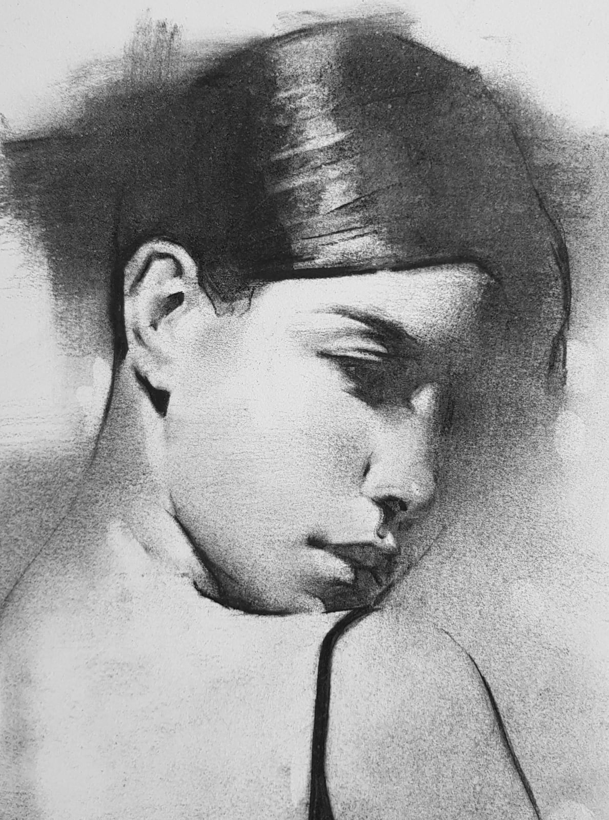 Shaun Othen, Charcoal Study 5