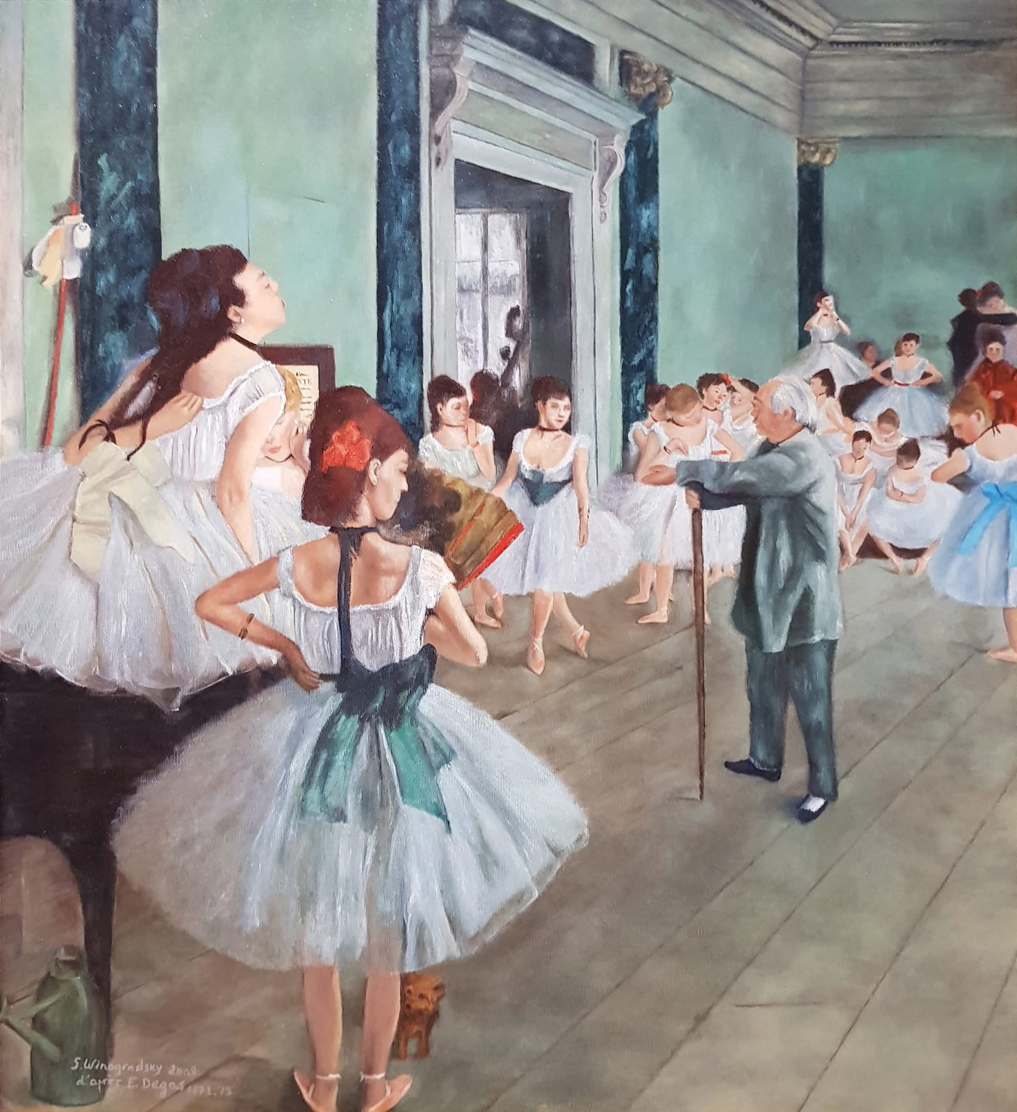 Sonia Winogradsky, Homage to The Ballet Class by Edgar Degas, 2008