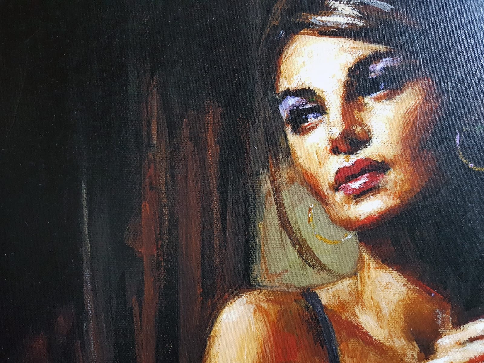 Fabian Perez, Saba at the Balcony VII, 2017