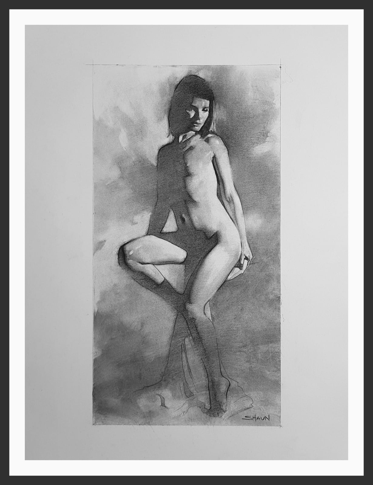 Shaun Othen, Charcoal Study 10