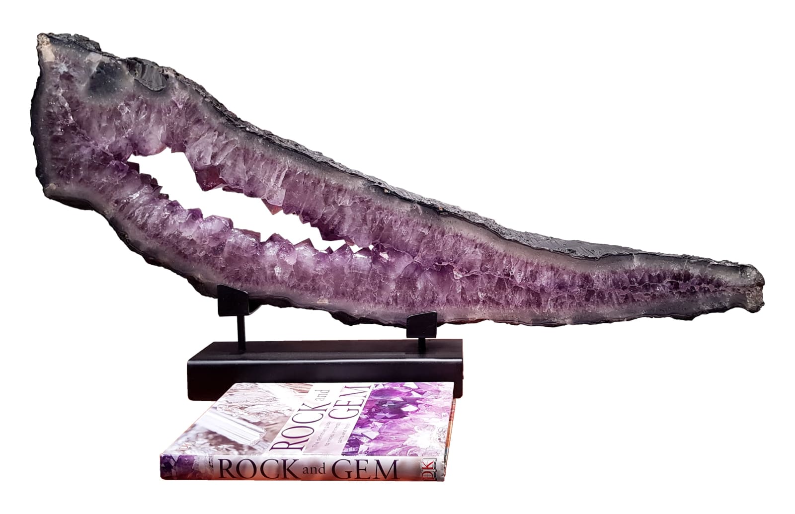 Ancient Art Crystals, Large Amethyst Geode Portal Slice