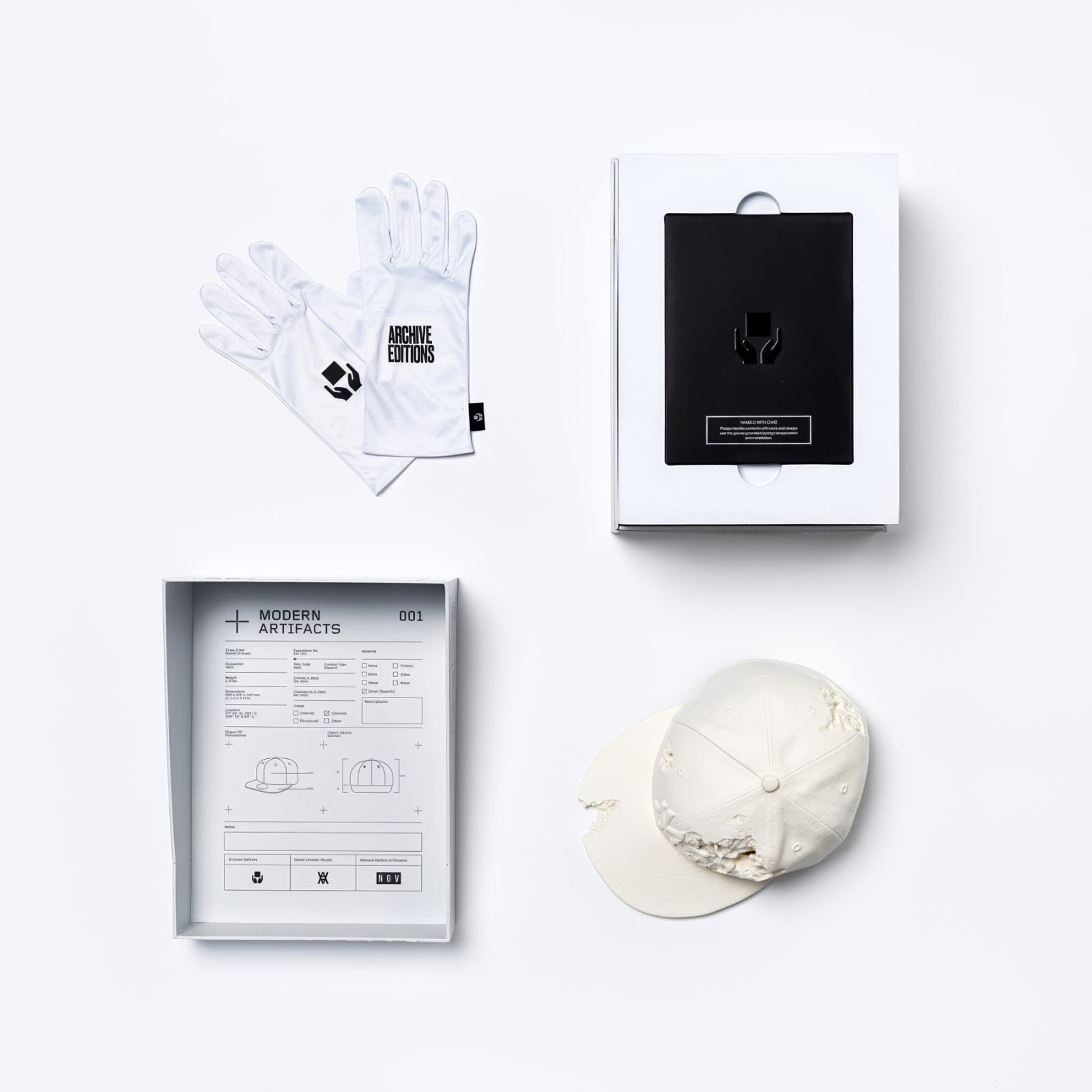 Daniel Arsham, Modern Artifact 001 - NY Baseball Cap, 2021
