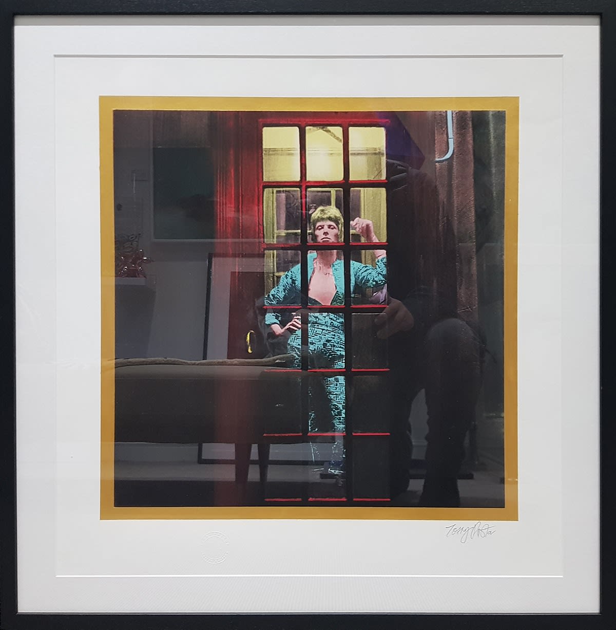 Terry Pastor, Ziggy Stardust 50th Anniversary Print Phone Box