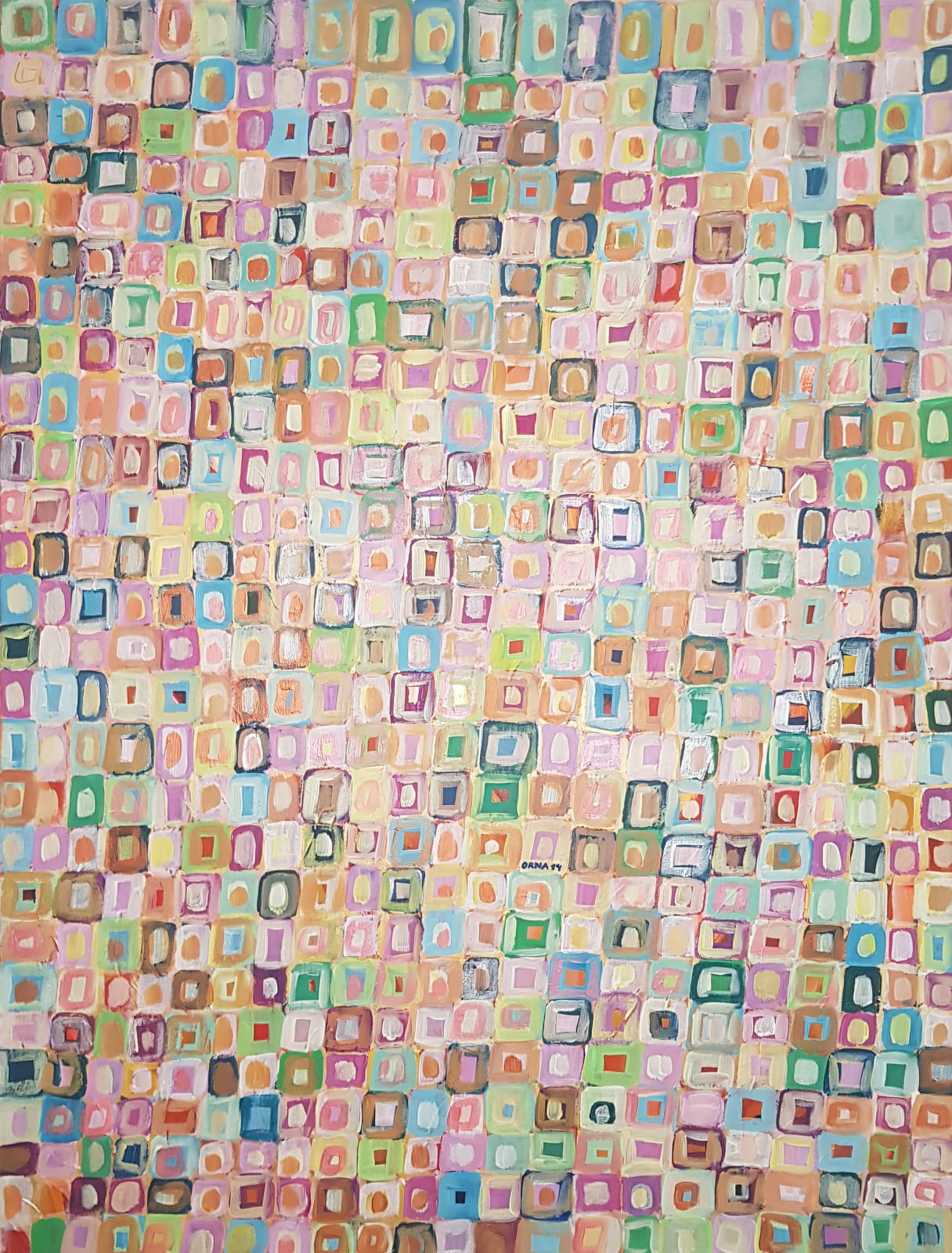 Orna Schneerson Pascal, Geometric Elegance, 2017