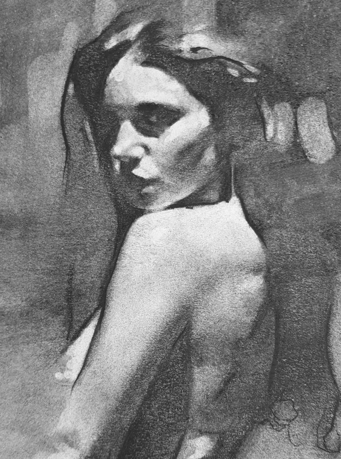 Shaun Othen, Charcoal Study 9