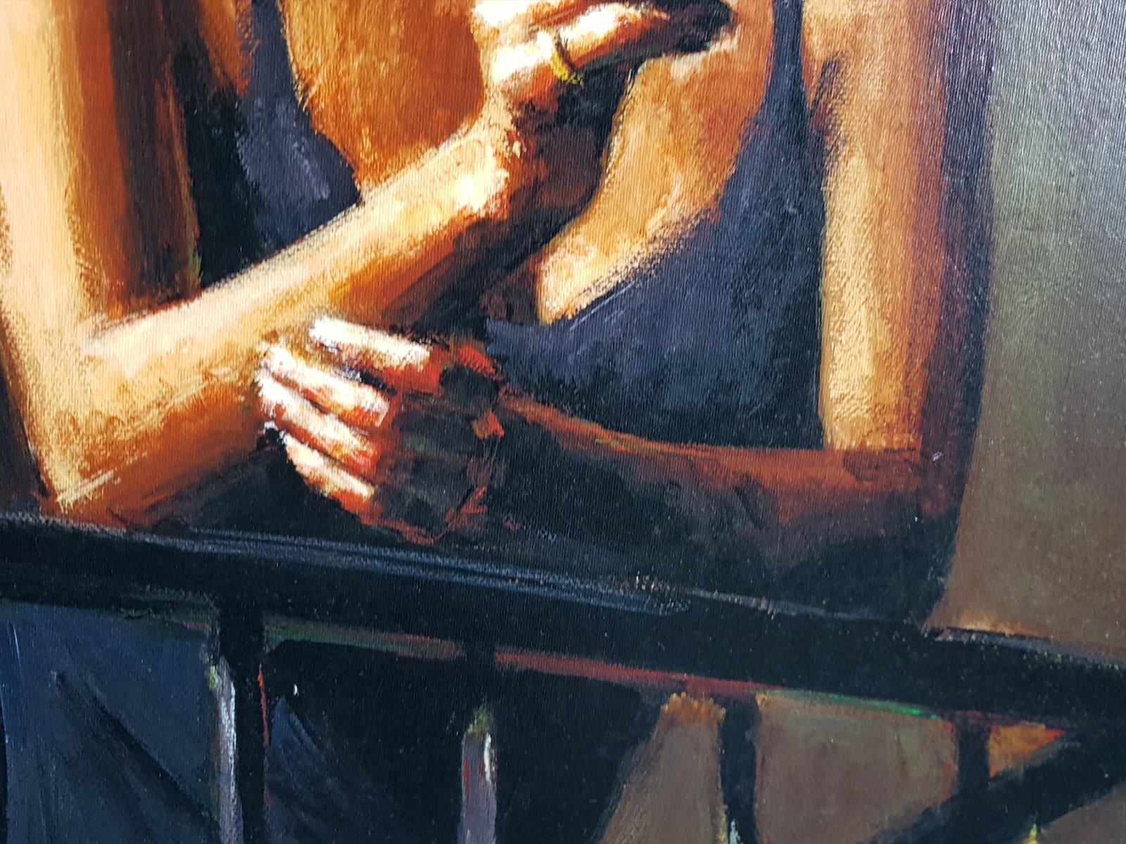 Fabian Perez, Saba at the Balcony VII, 2017