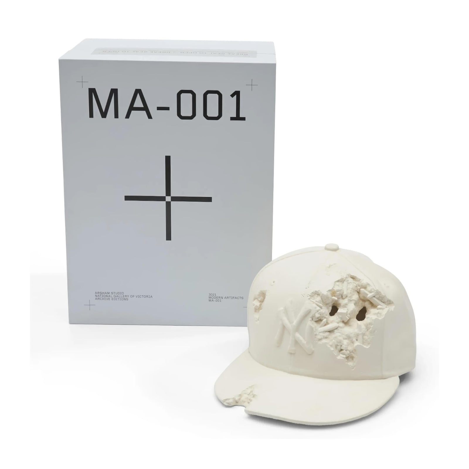 Daniel Arsham, Modern Artifact 001 - NY Baseball Cap, 2021