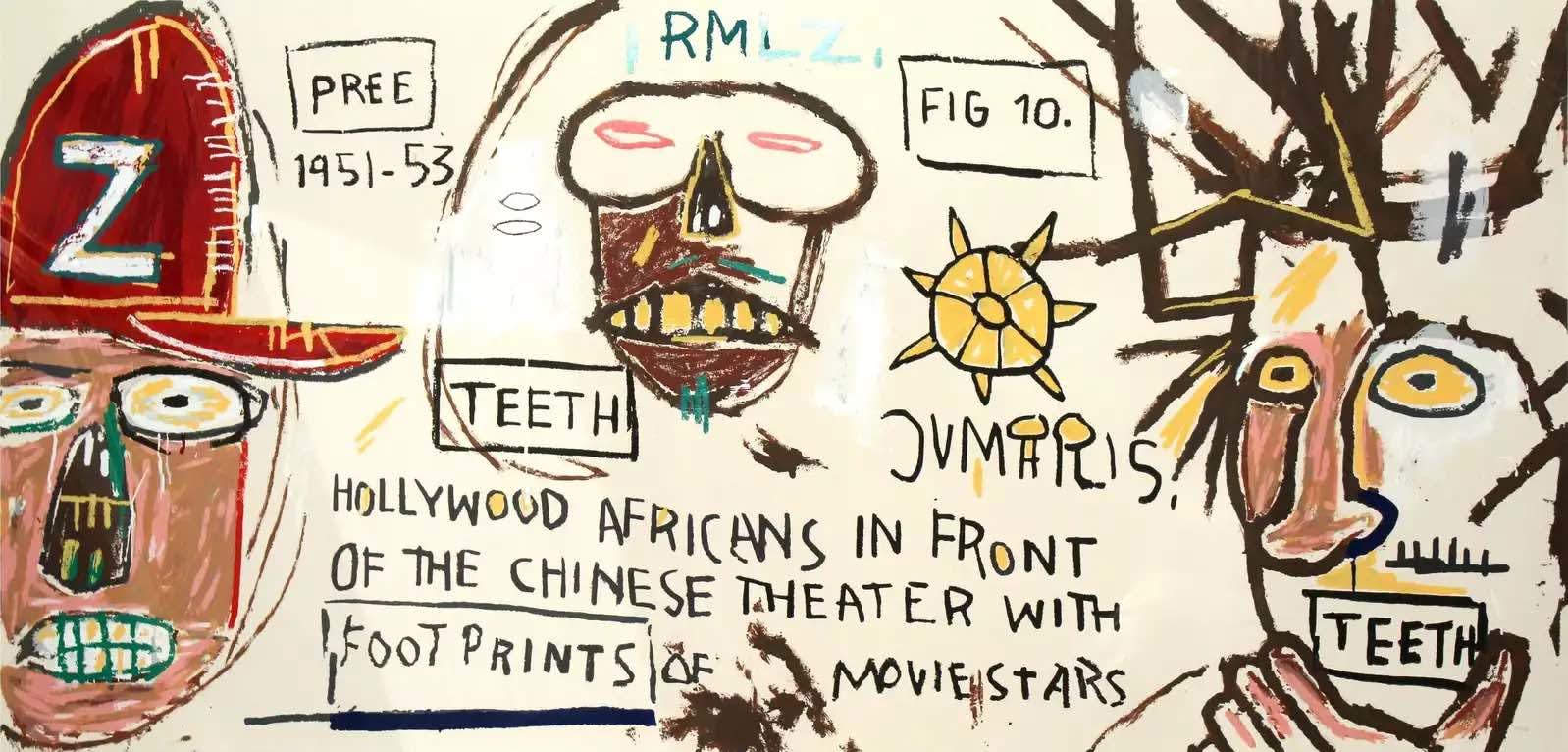 Jean Michel Basquiat, Hollywood Africans