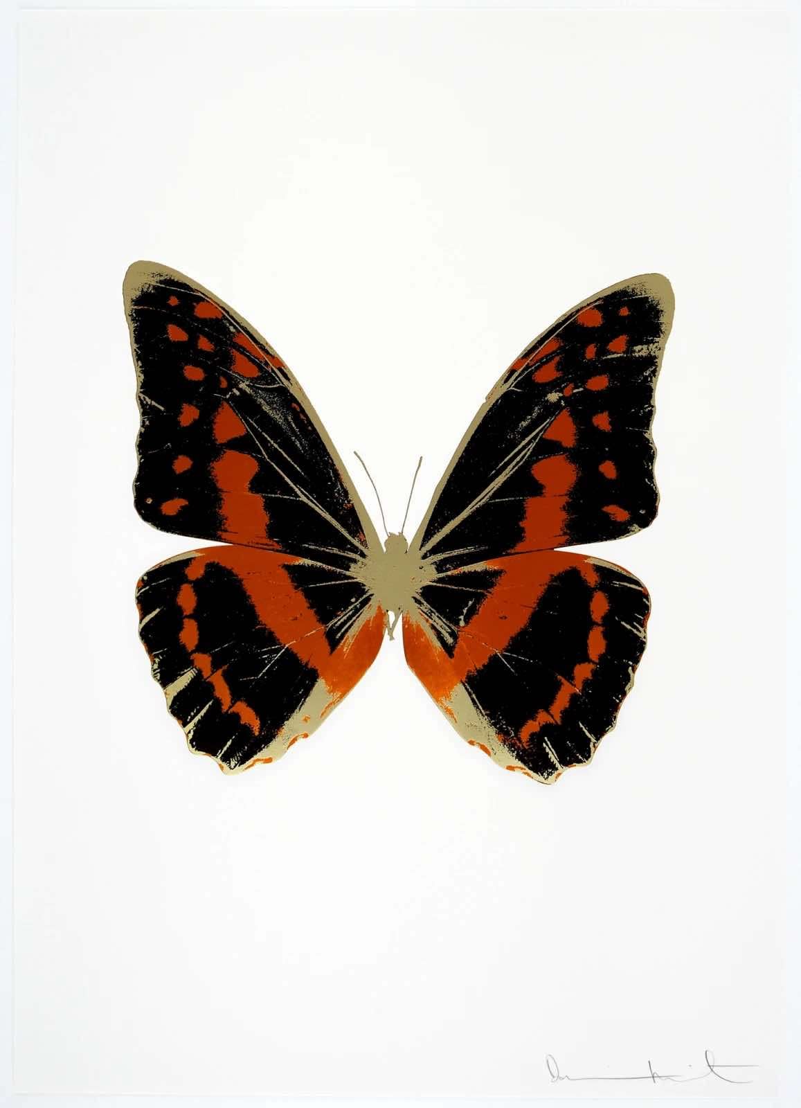 Damien Hirst, The Souls III, Raven Black/Prairie Copper/Cool Gold, 2010