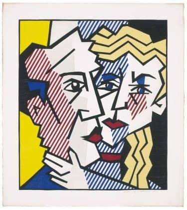 Roy Lichtenstein, The Couple, from Expressionist Woodcut Series 1980, 1980