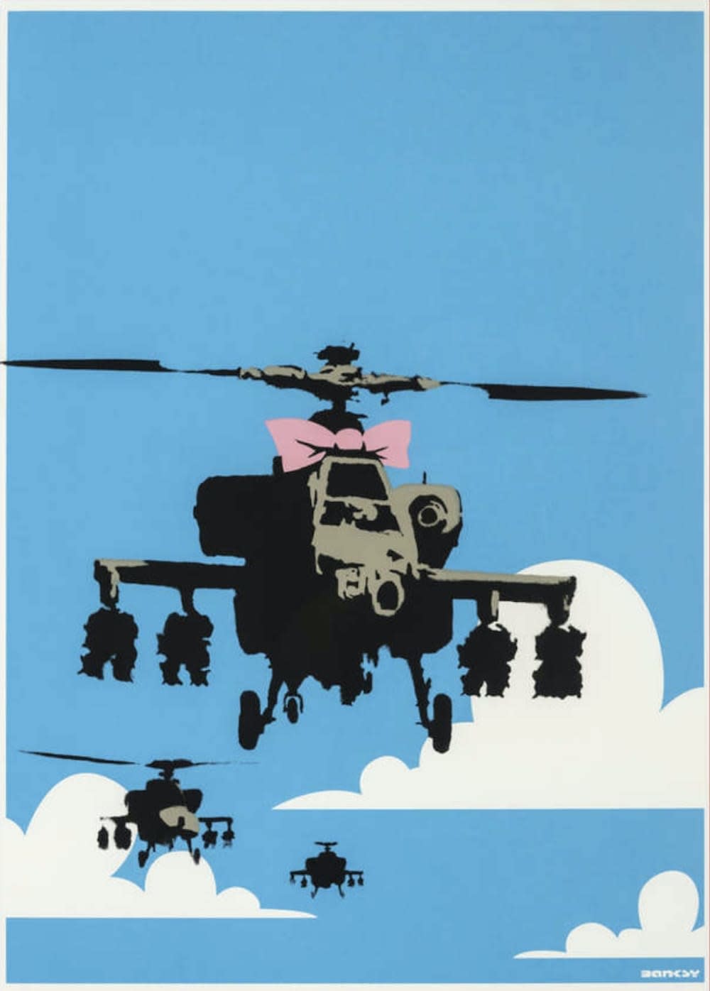 Banksy, Happy Choppers, 2003