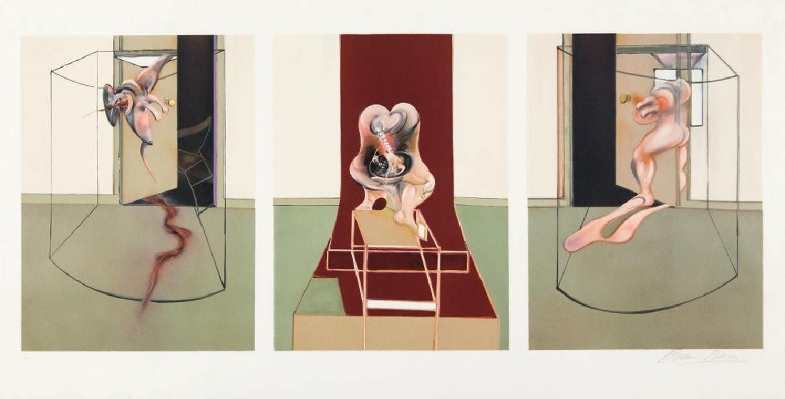 Francis Bacon, Triptych Inspired by Oresteia of Aeschylus, 1981