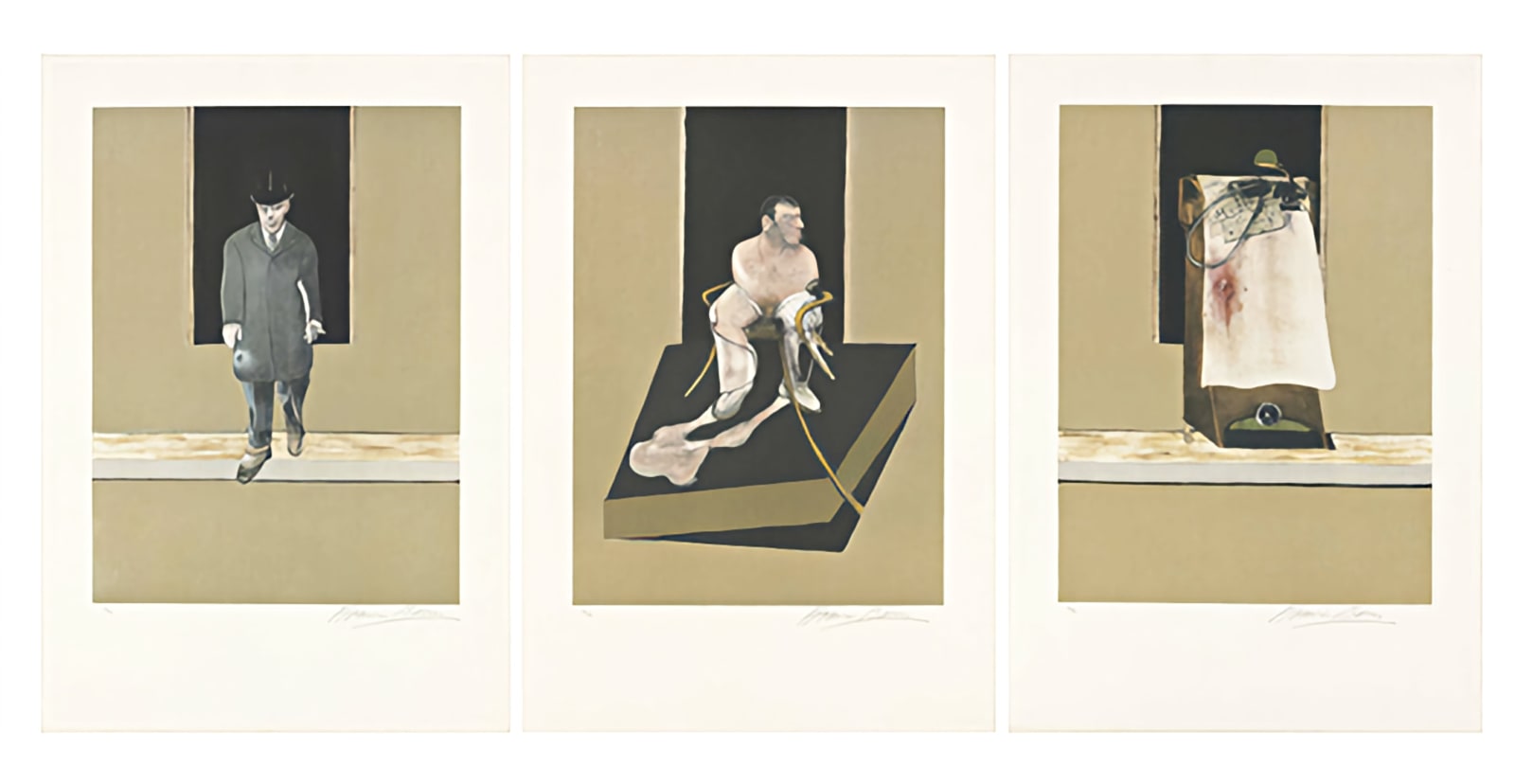Francis Bacon, Triptych 1986:1987, 1986