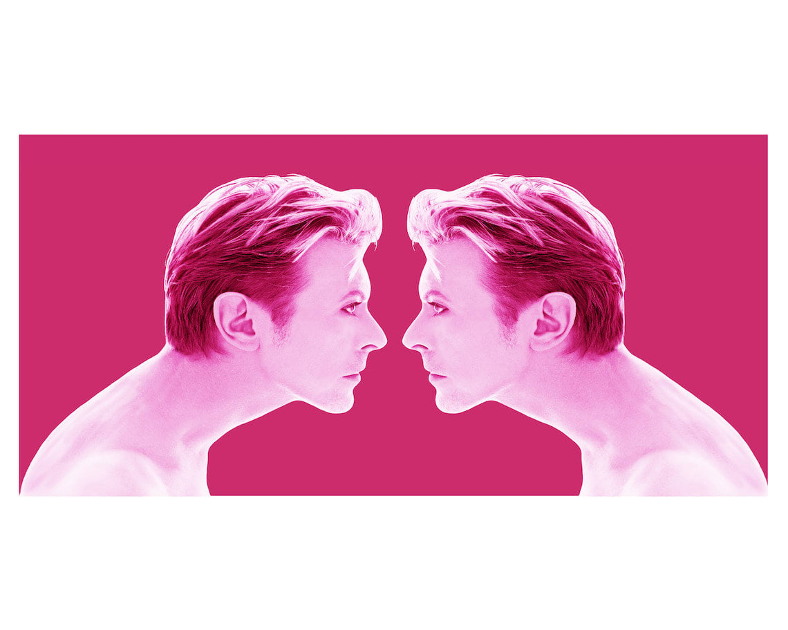 Kate Garner, Bowie Double Pink Profile, 1995