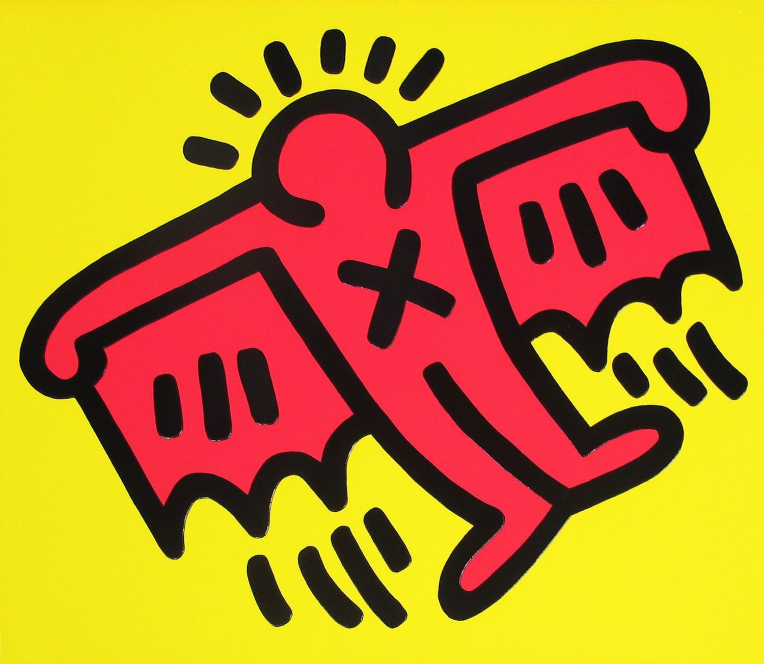 Keith Haring, Icons D X Man, 1990