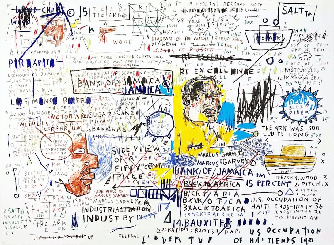 Jean Michel Basquiat, 50 Cent Piece , 2019