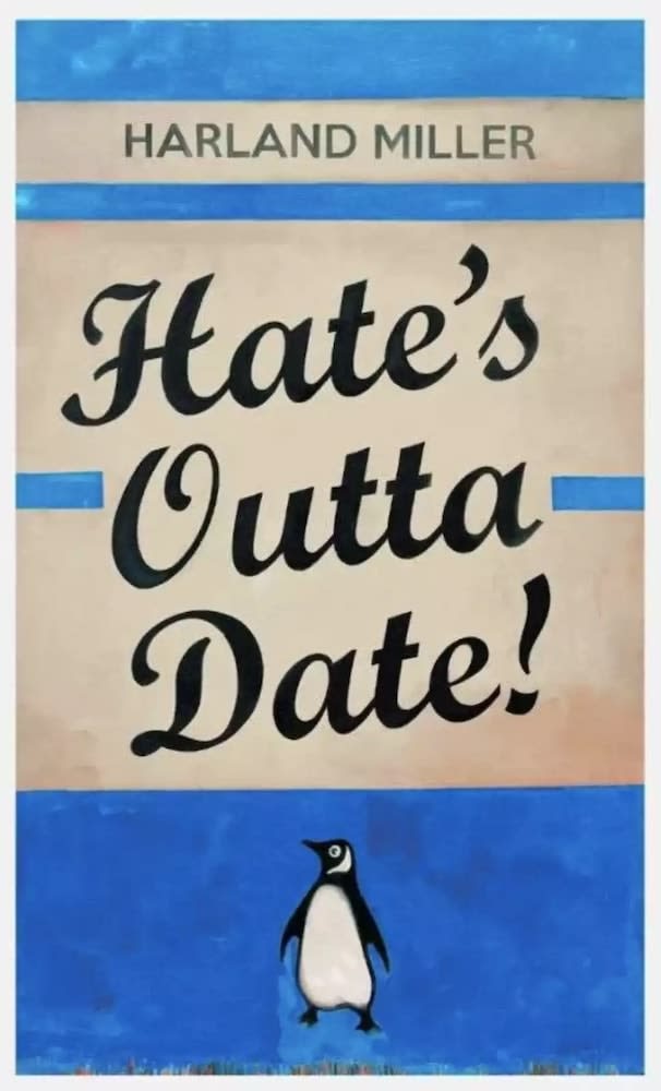 Harland Miller, Hates Outta Date (Blue), 2022