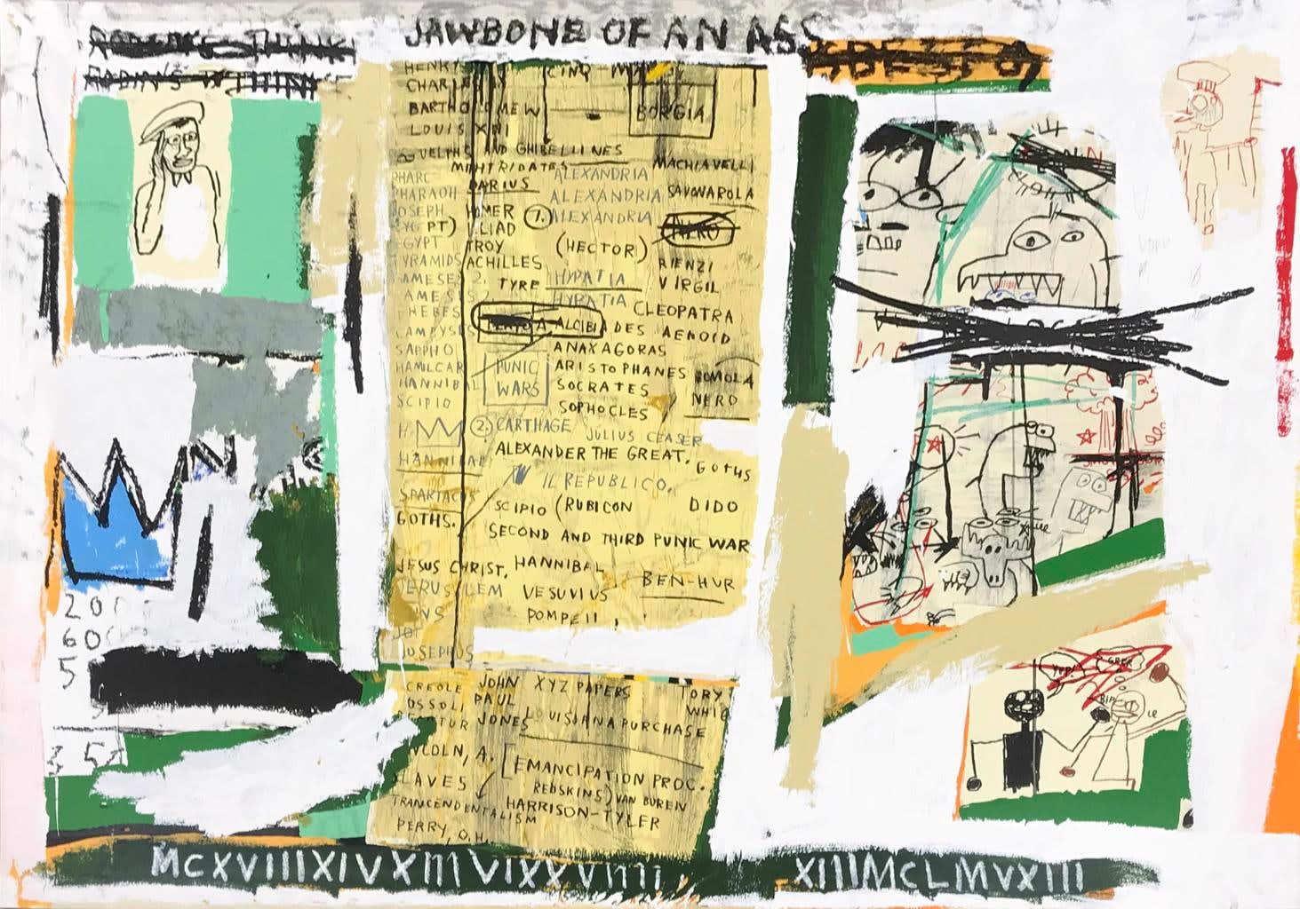 Jean Michel Basquiat, Jawbone of an Ass , 2005