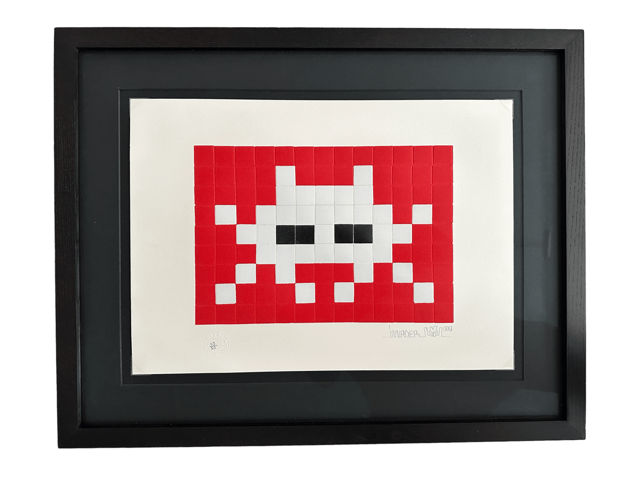 Invader White Invasion 2009 available at Zebra One Gallery