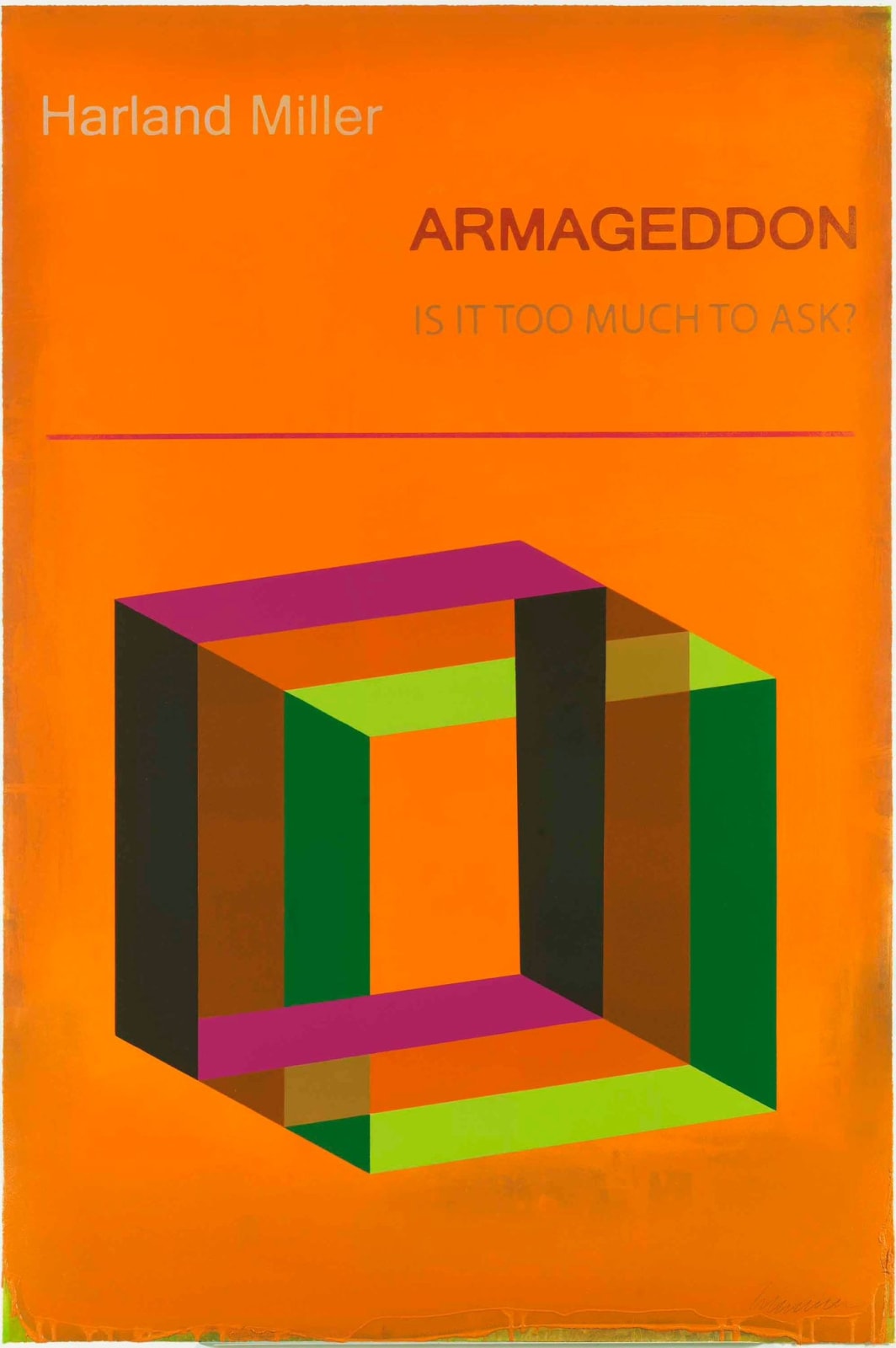 Harland Miller, Armageddon Is It Too Much To Ask, 2017