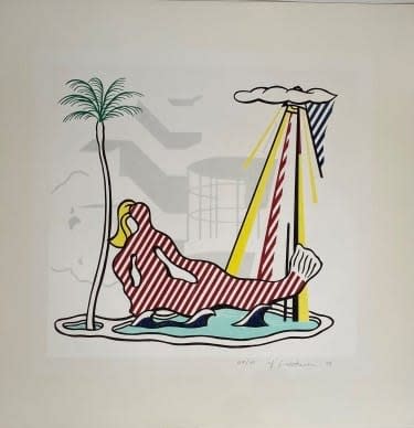 Roy Lichtenstein, Mermaid from Surrealist Series 1978