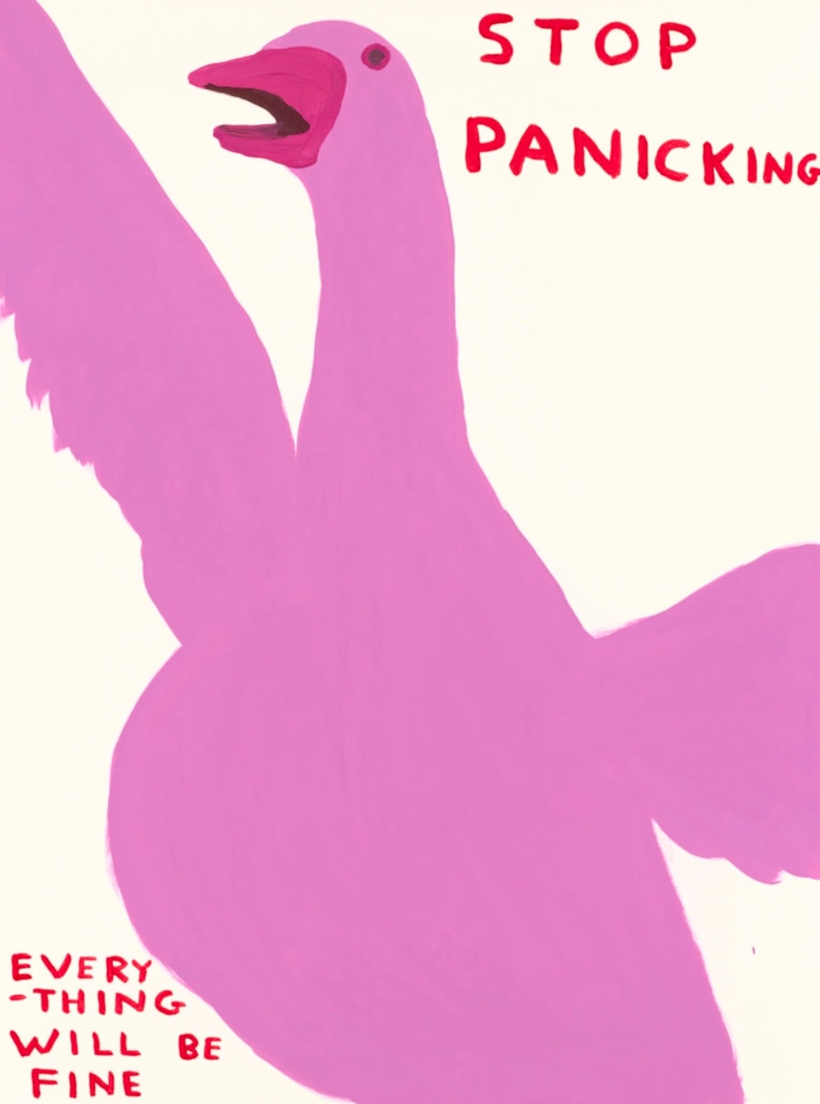 David Shrigley, Stop Panicking, 2021