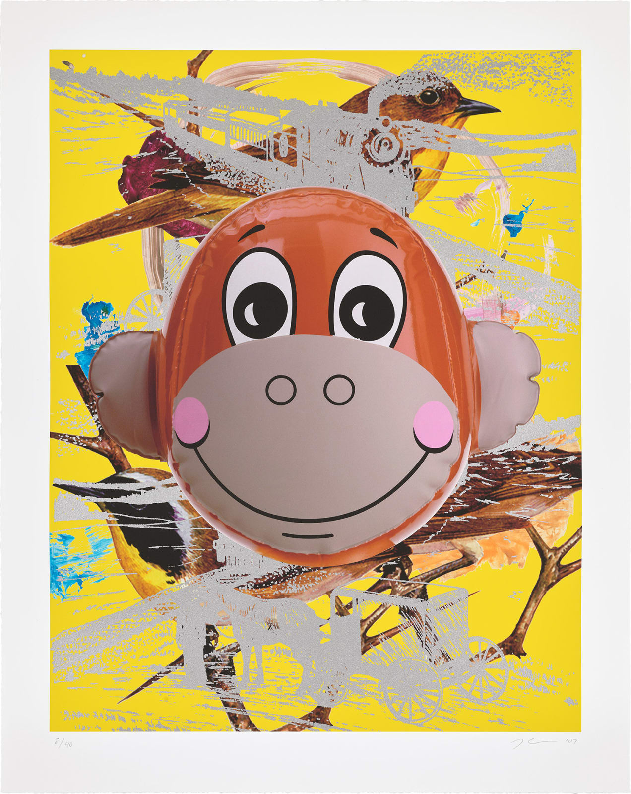 Jeff Koons, Monkey Train (Birds), 2007