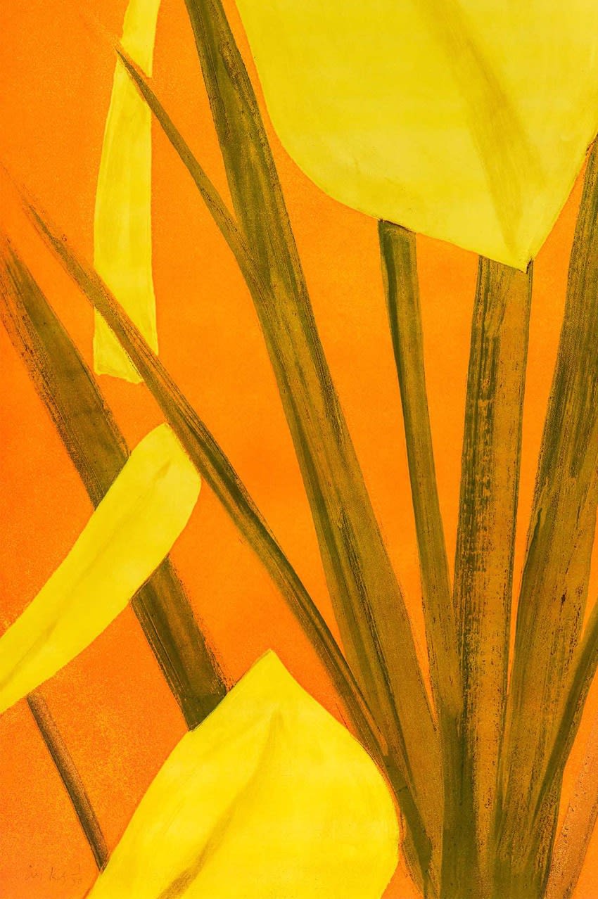 Alex Katz, Yellow Flags 4, 2020