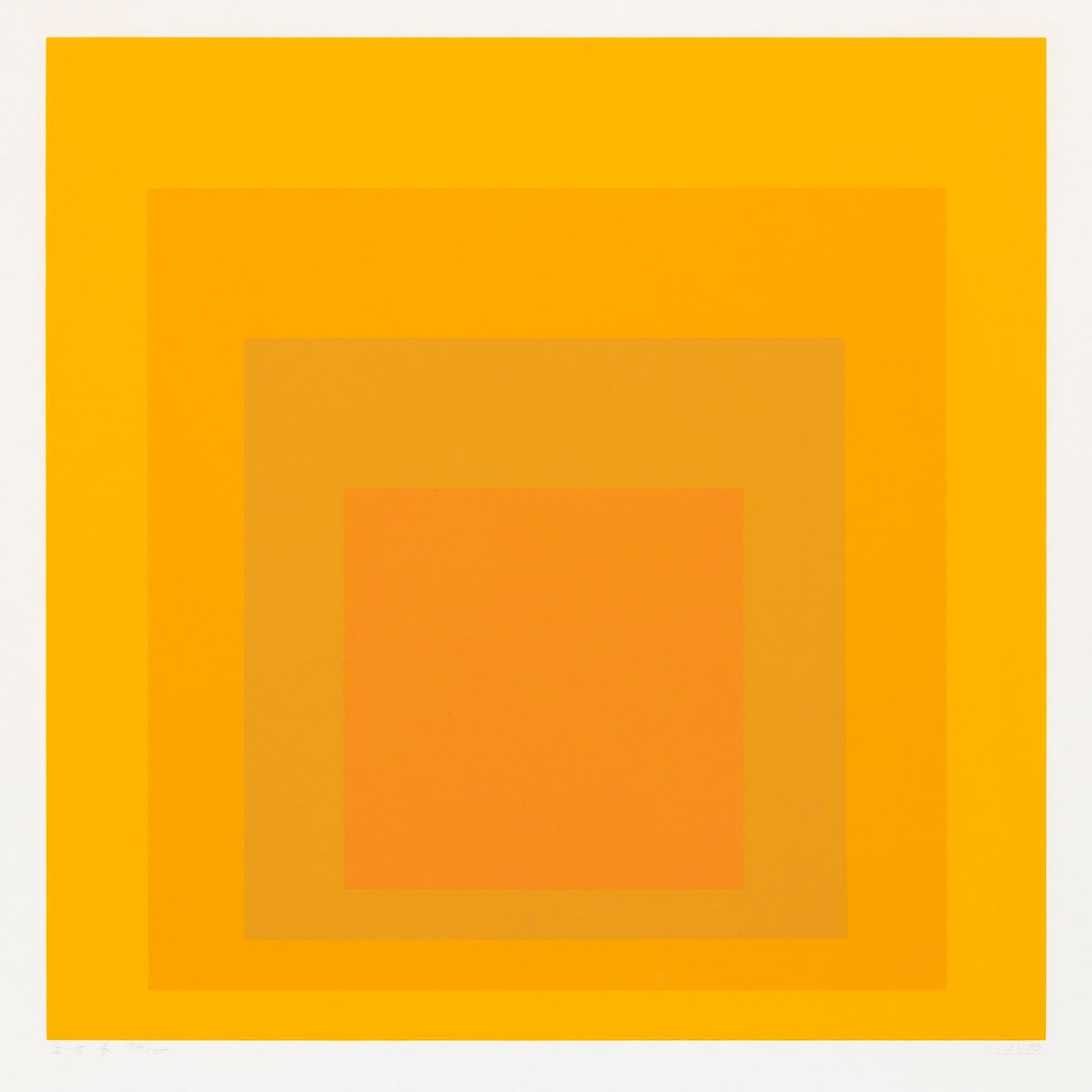 Josef Albers, I-S f, 1970