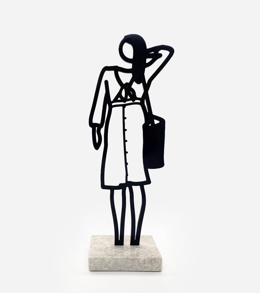 Julian Opie, Dress: Boston Statuette, 2020
