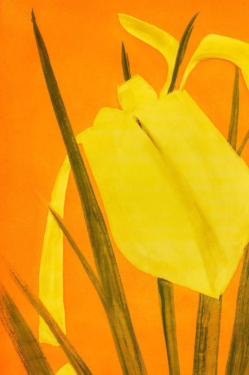 Alex Katz, Yellow Flags 4, 2020