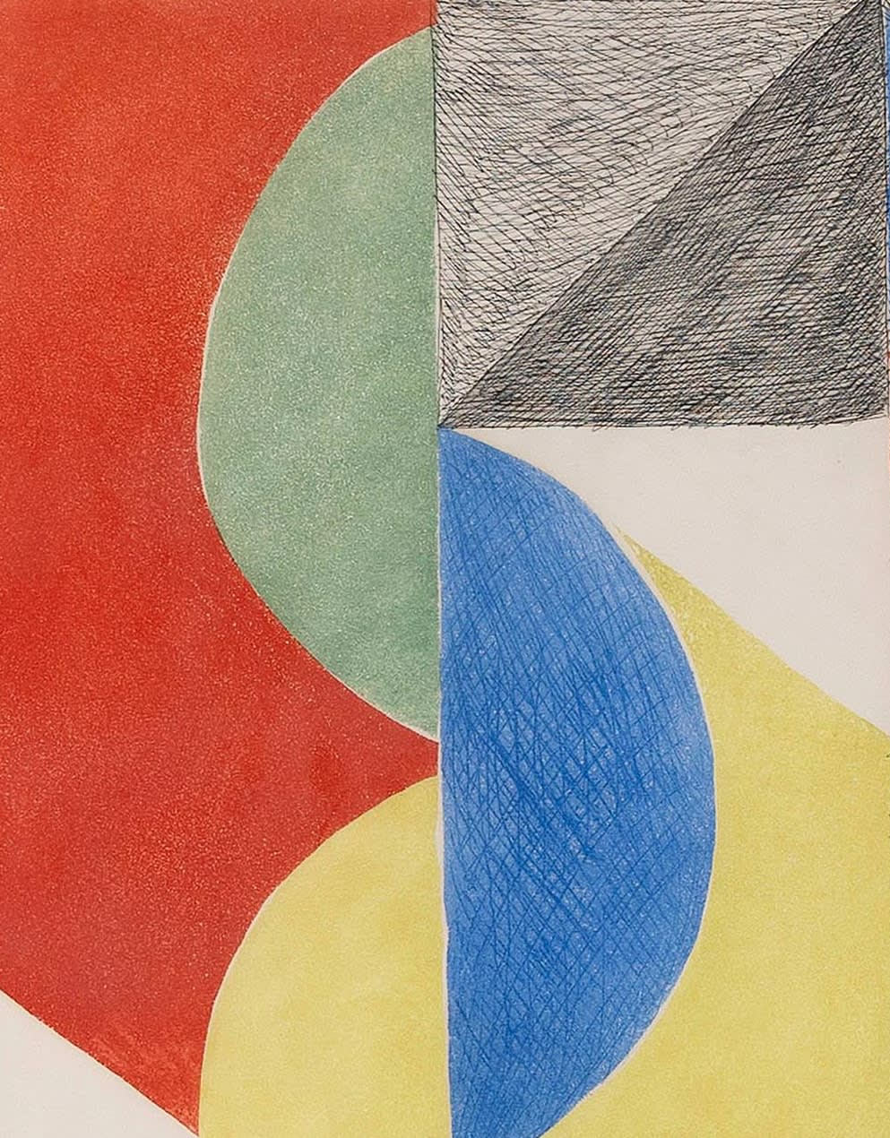 Sonia Delaunay, Composition, 1970