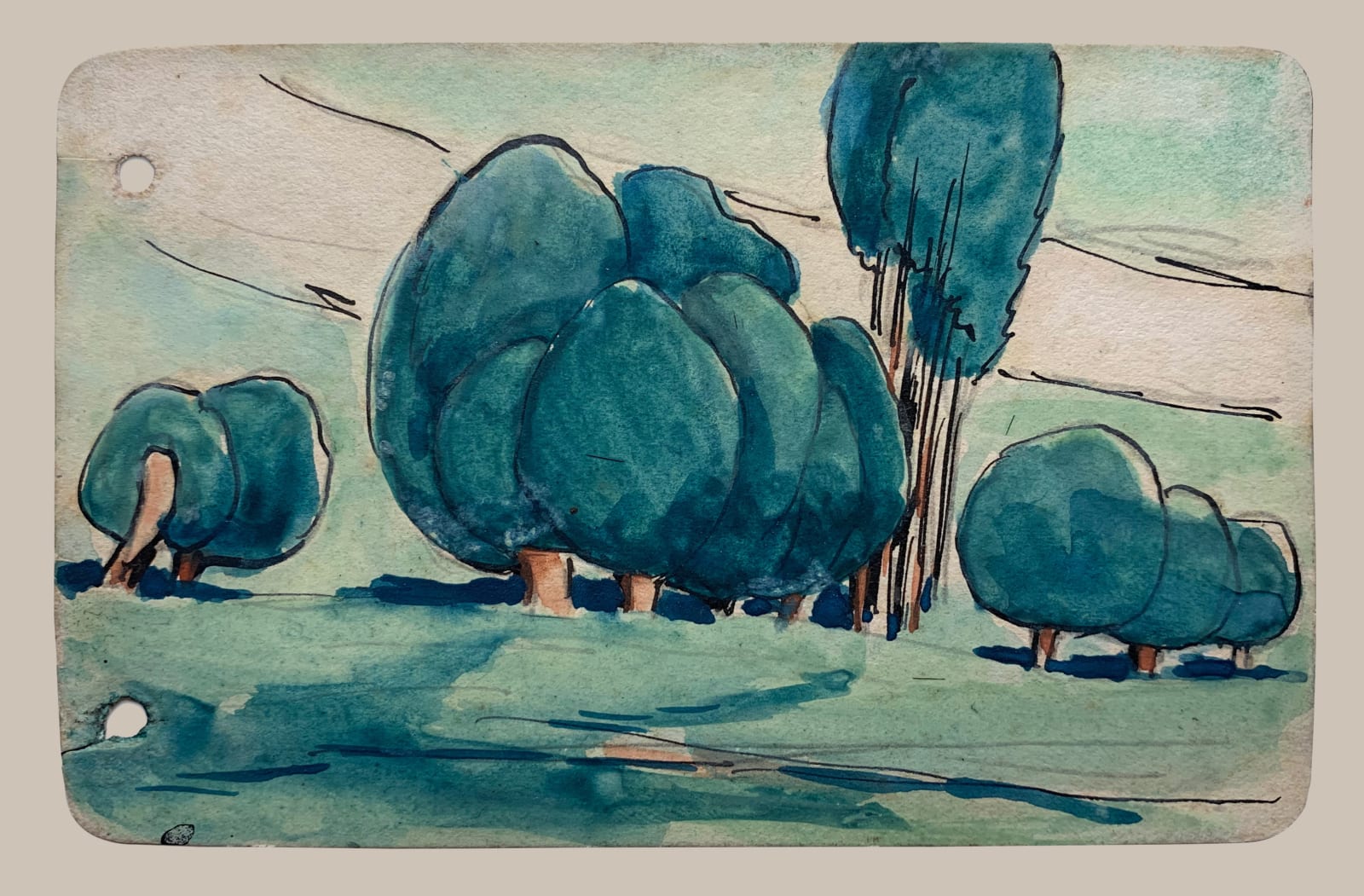 Julio González, Les saules (The Willow Trees), 1927 (circa)