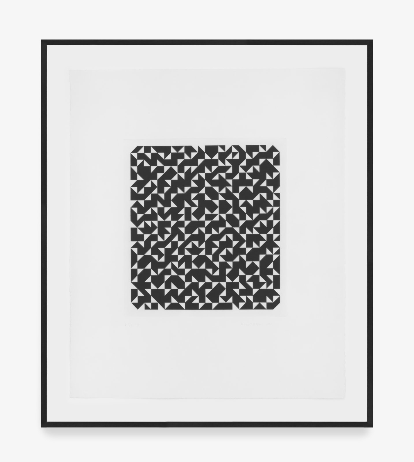 Anni Albers, Triangulated Intaglio II, 1976