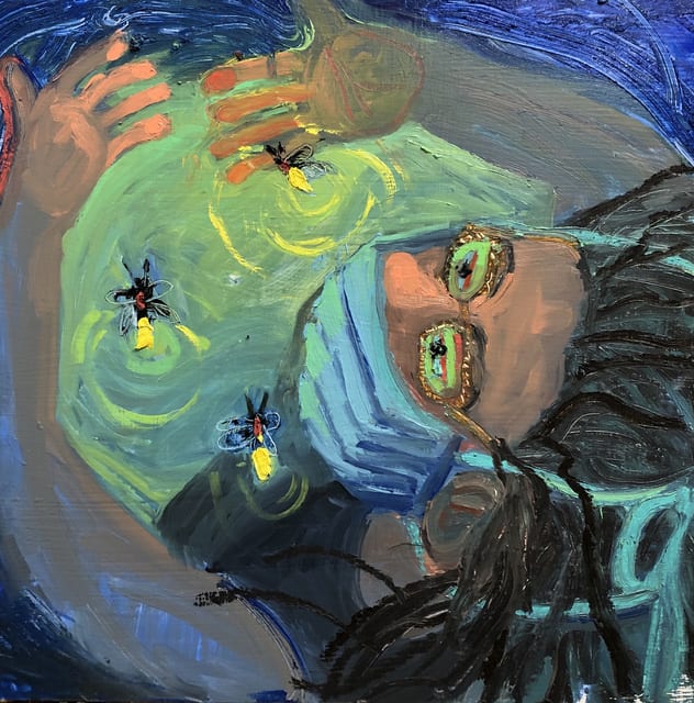 Ashley Norwood Cooper, Fireflies I, 2021