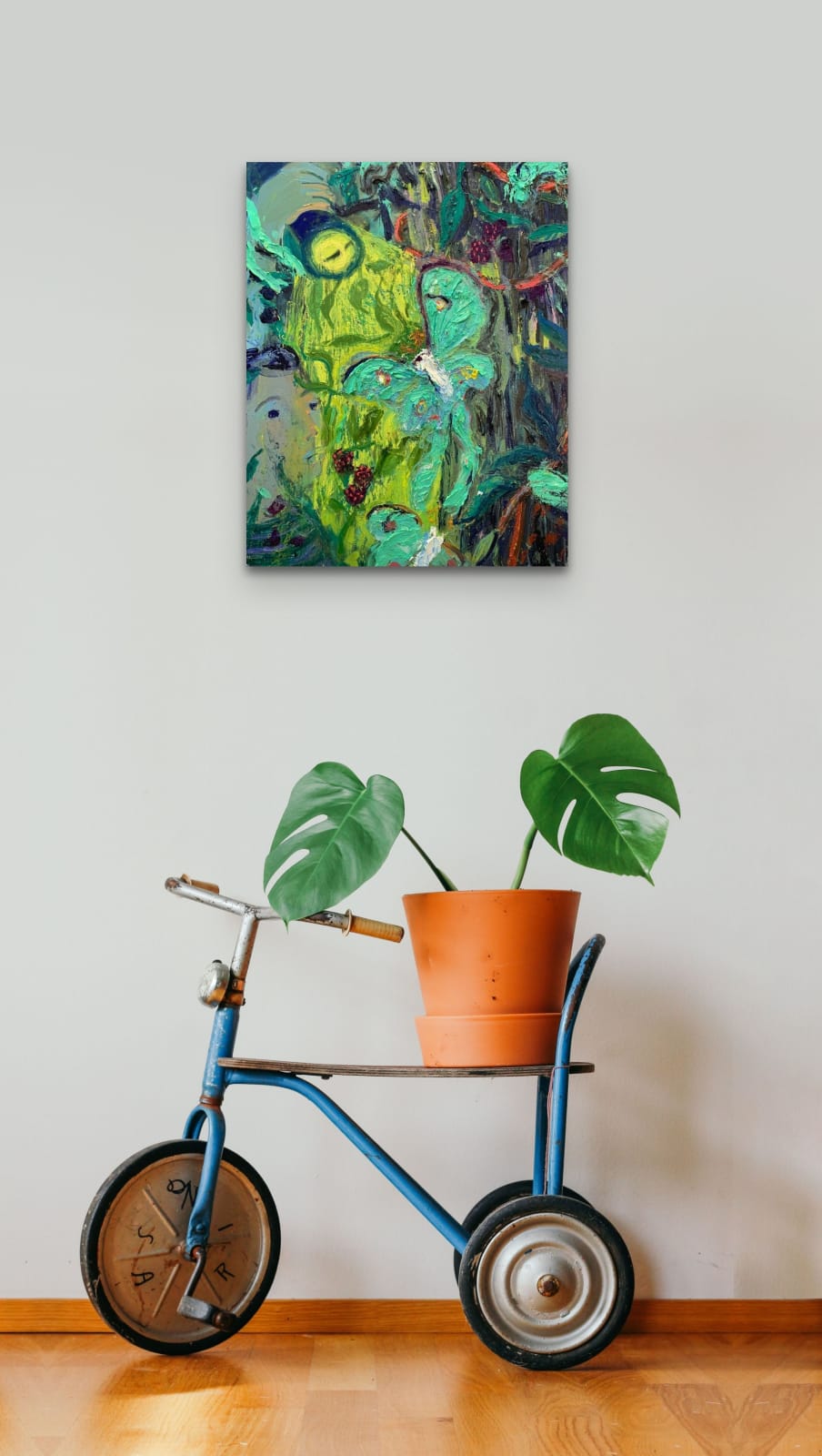 Ashley Norwood Cooper, Luna Moths, 2022