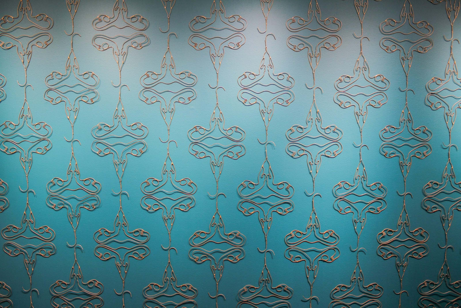 Holly Ballard Martz, Danger of Nostalgia (in wallpaper form) - SJIMA Installation, 2020
