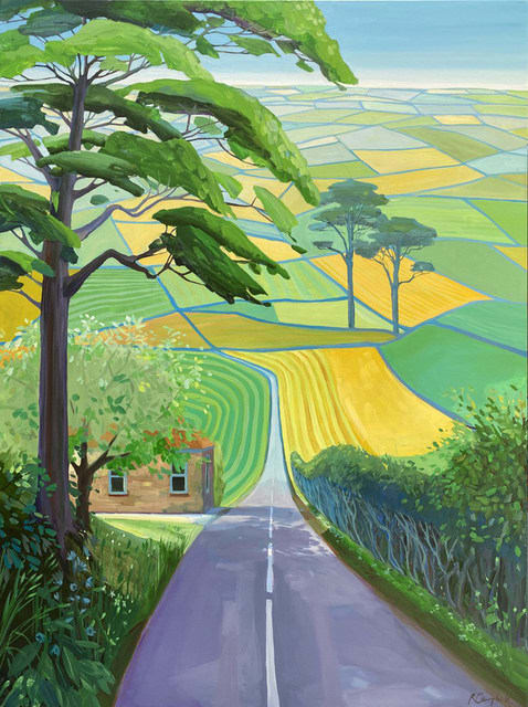 Rachel Campbell, My Drive to the Studio II, 2021